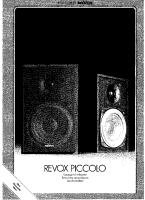 Revox Piccolo-Brochure 